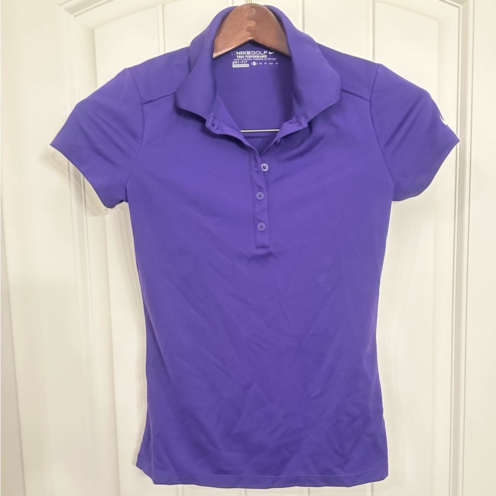 Nike Golf women’s violet purple polo. Size XS
